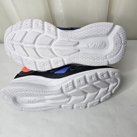 Fila Memory Panorama Athletic Sneakers Black Blue Coral Size 8 NWT - Picture 10 of 12